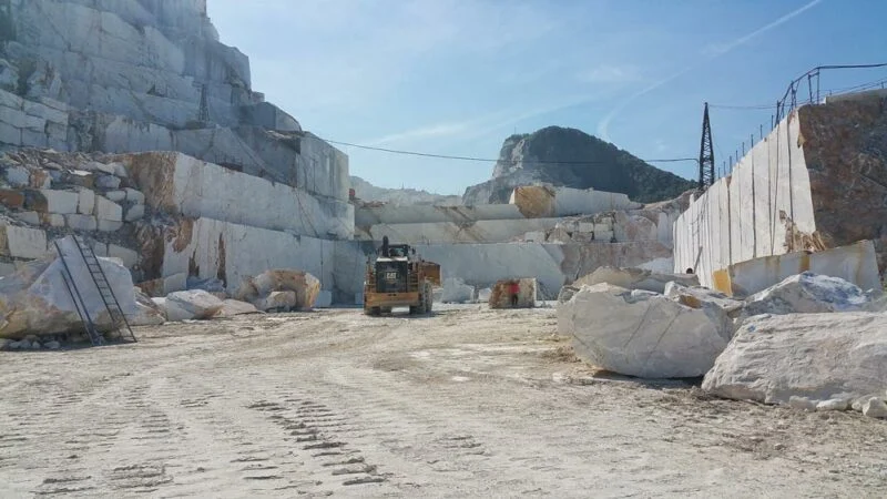 Italy Carrara Region Scenery of Natural Marble Calacatta
