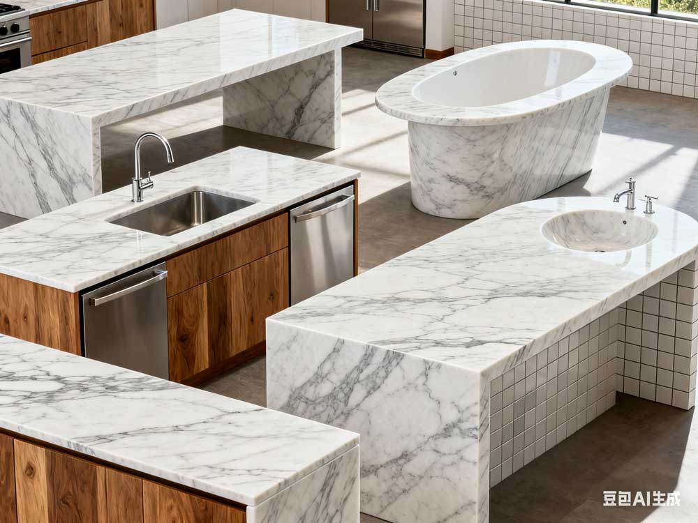 Calacatta-Quartz-Countertops-Projects