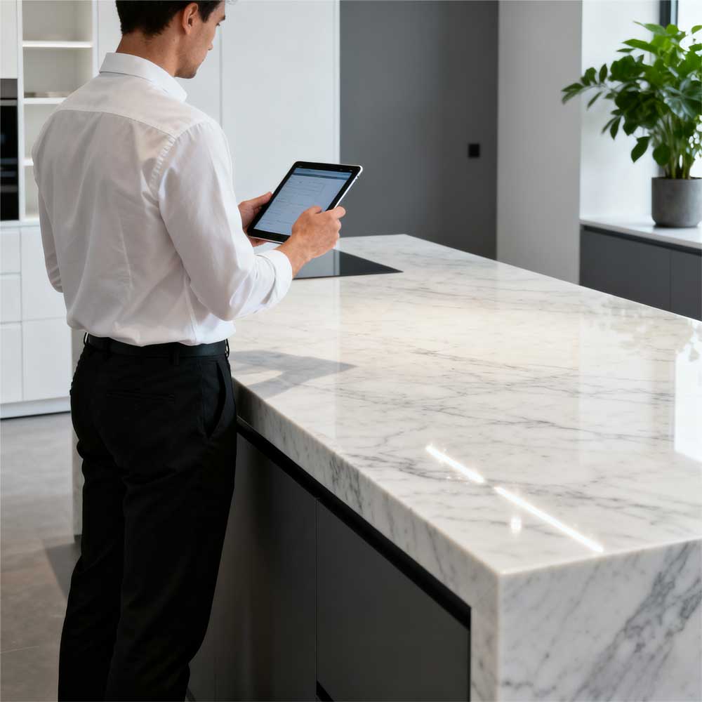 Calacatta Quartz for Designer Renovations