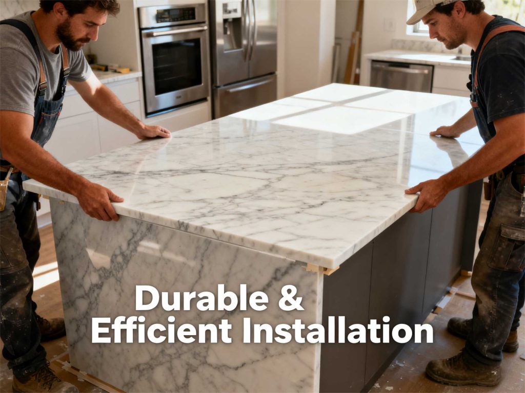 a picture to show the installation