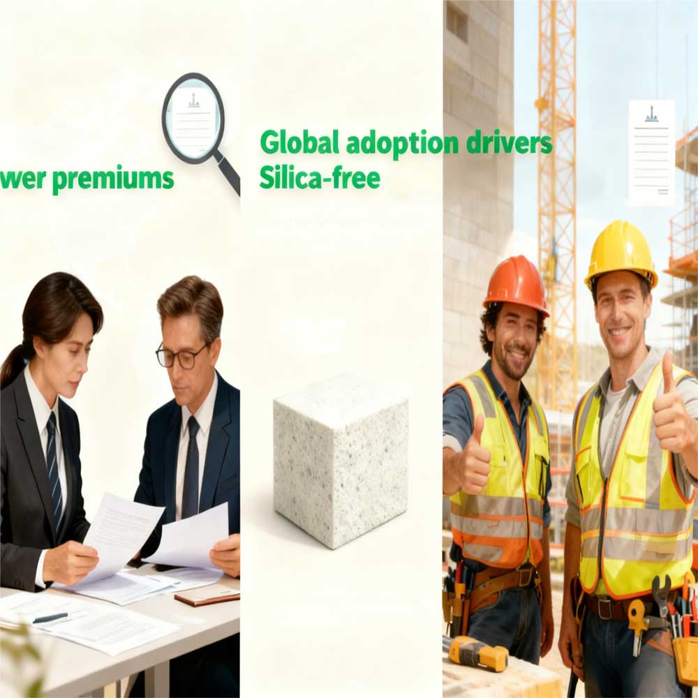 Key Market Drivers of the silica free quartz application