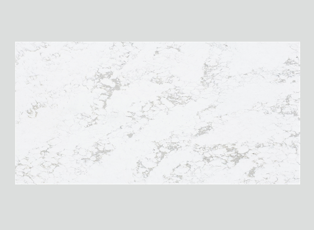 Carrara Mist Quartz Slab HF-668: Ethereal Cloud-Like Elegance for Modern Kitchen & Bathroom Countertops – Redefine Your Space with Subtle Sophistication - Image 6
