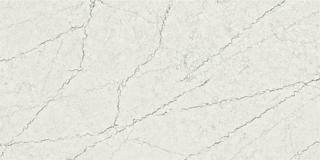 Calacatta Polis Quartz Slab MA-3326: Artistic Crackle Texture for Luxurious Modern Spaces That Captivates - Image 2