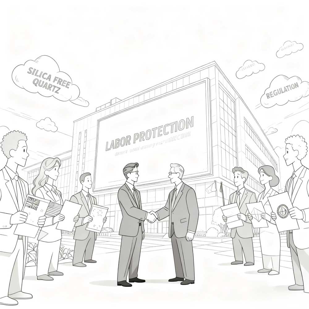 silica free quartz attract more and more suppliers and dealers